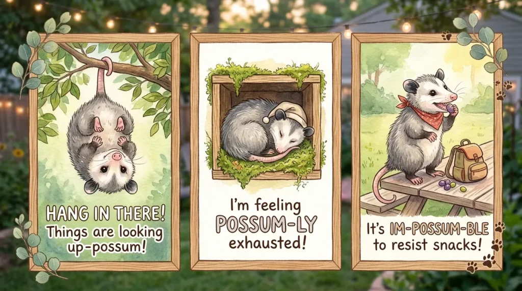 Cute Possum Puns
