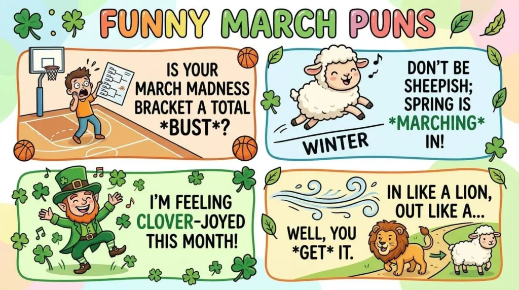 Funny March Puns