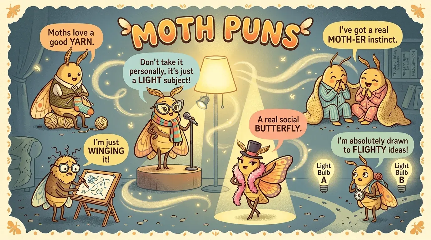 Moth Puns
