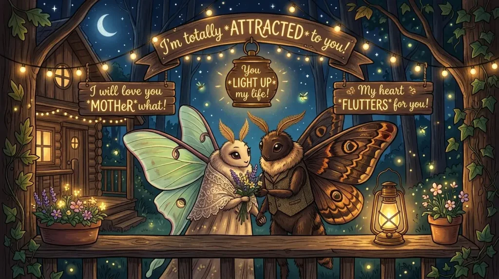 Romantic Moth Puns