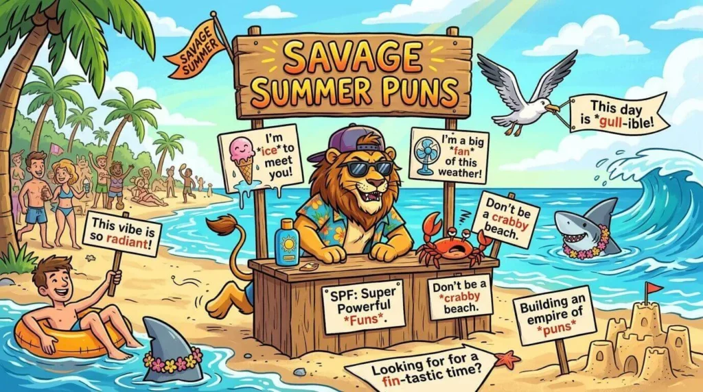 Savage Summer Puns