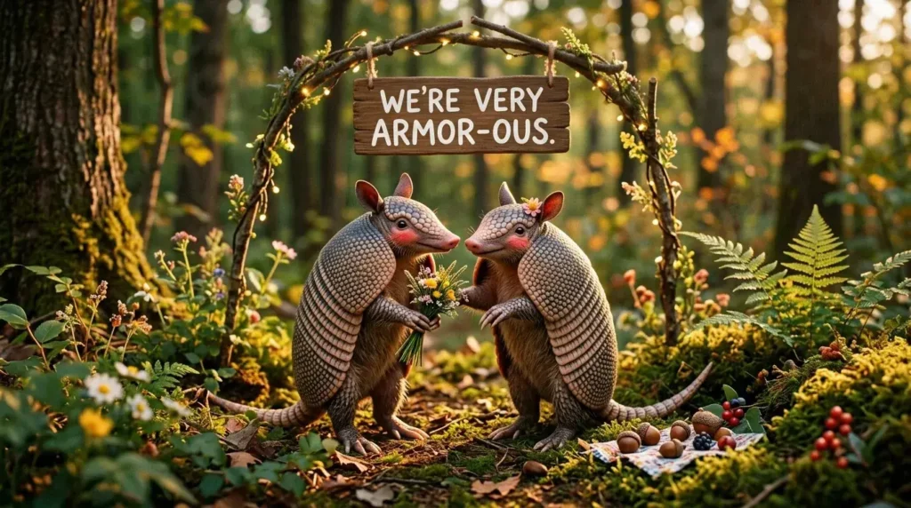 Short Armadillo Puns