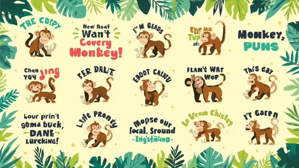 Short Monkey Puns