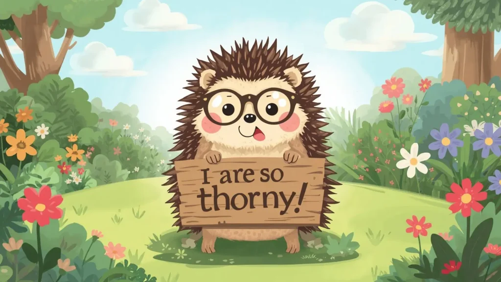 Cute Hedgehog Puns