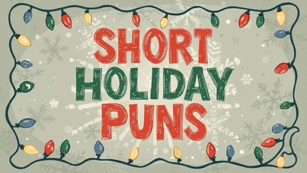Short Holiday Puns
