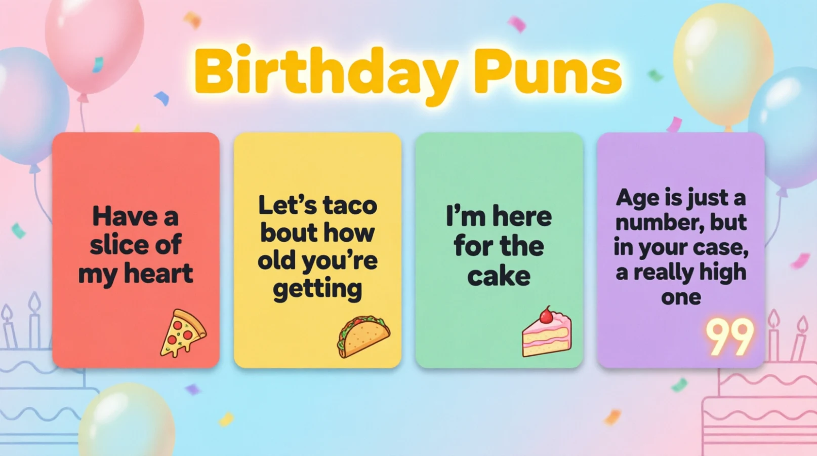 Birthday Puns