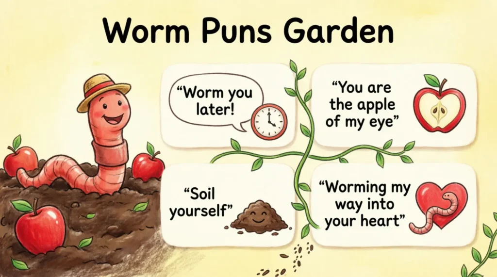 Clever Worm Puns