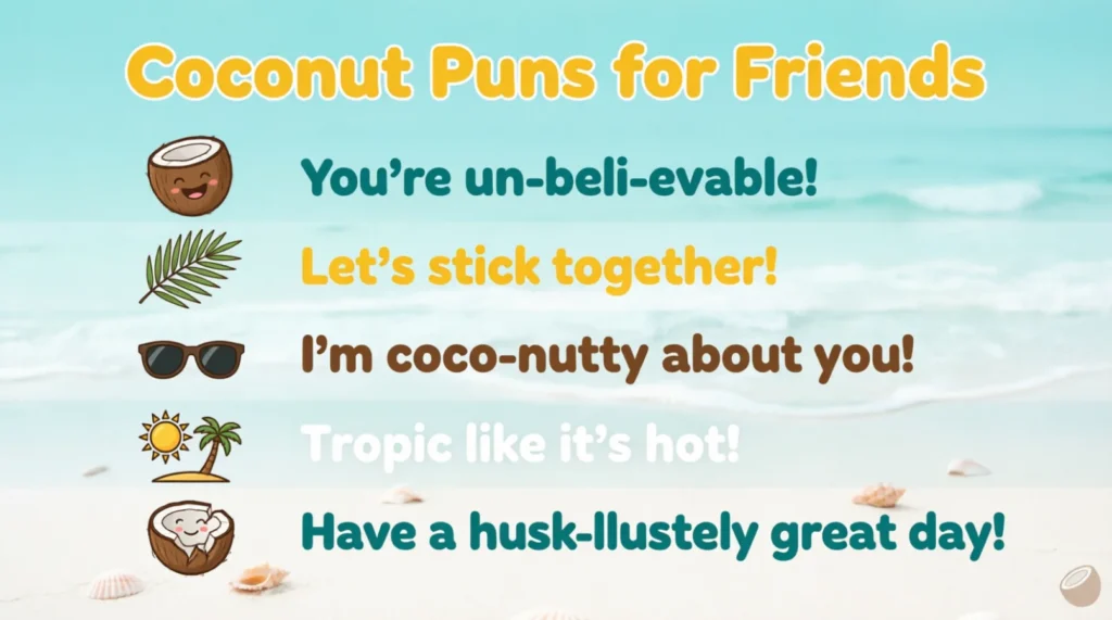 Coconut Puns for Friends