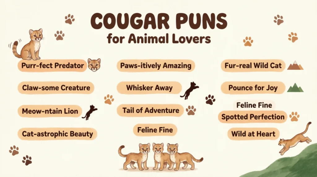 Cougar Puns for Animal Lovers
