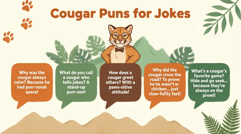Cougar Puns for Jokes
