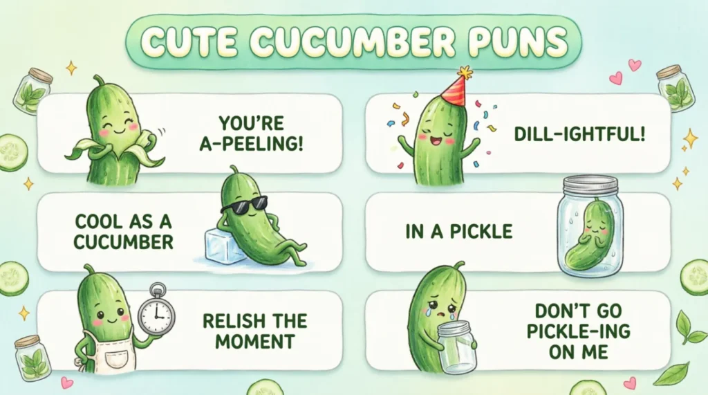 Cute Cucumber Puns
