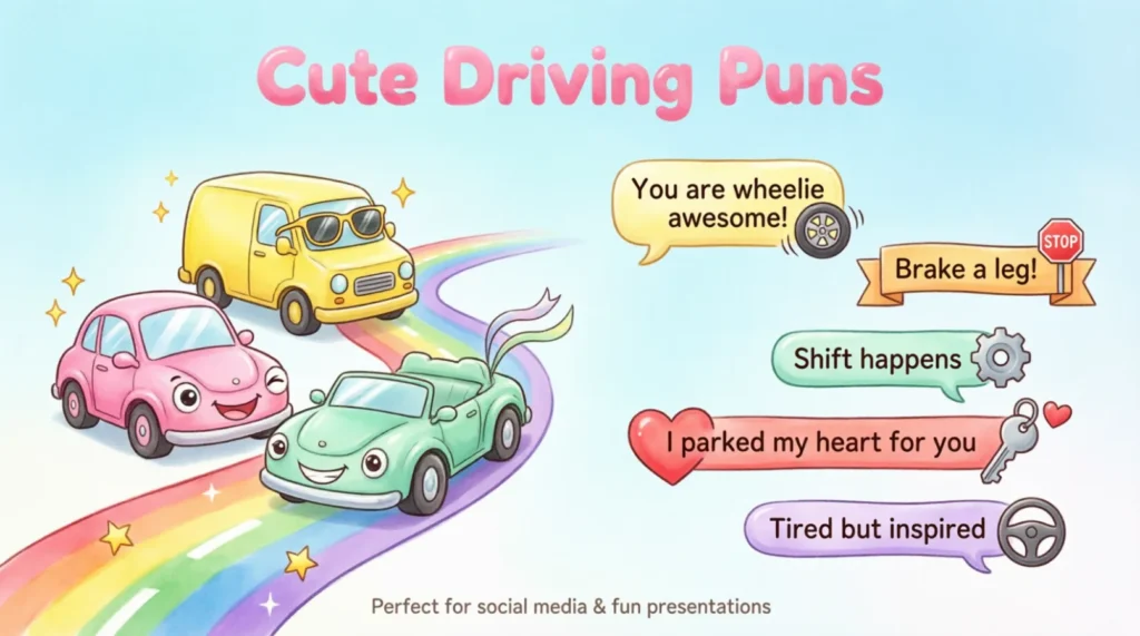 Cute Driving Puns