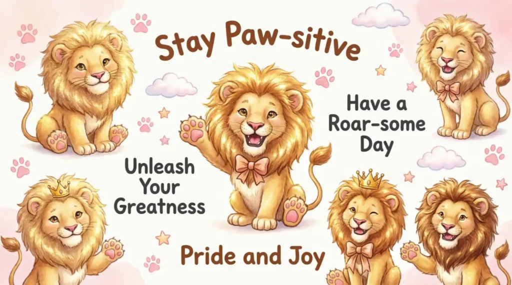 Cute Lion Puns