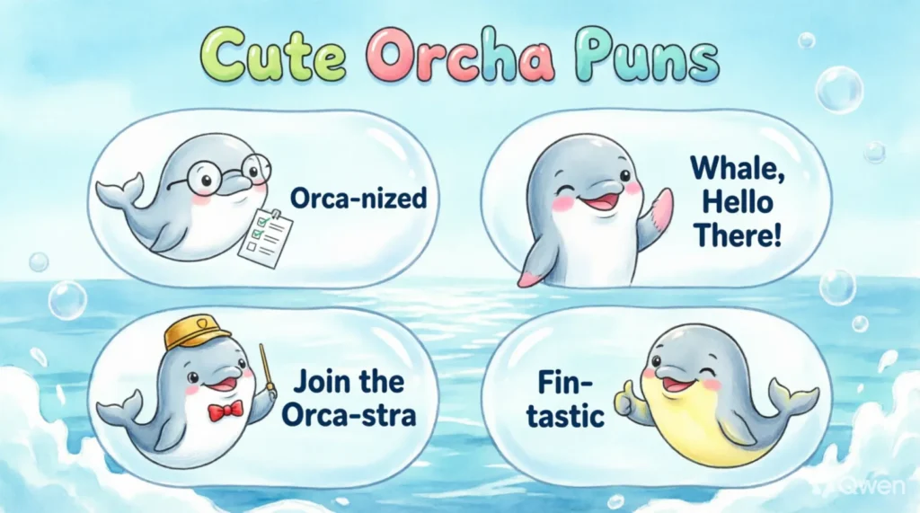 Cute Orca Puns