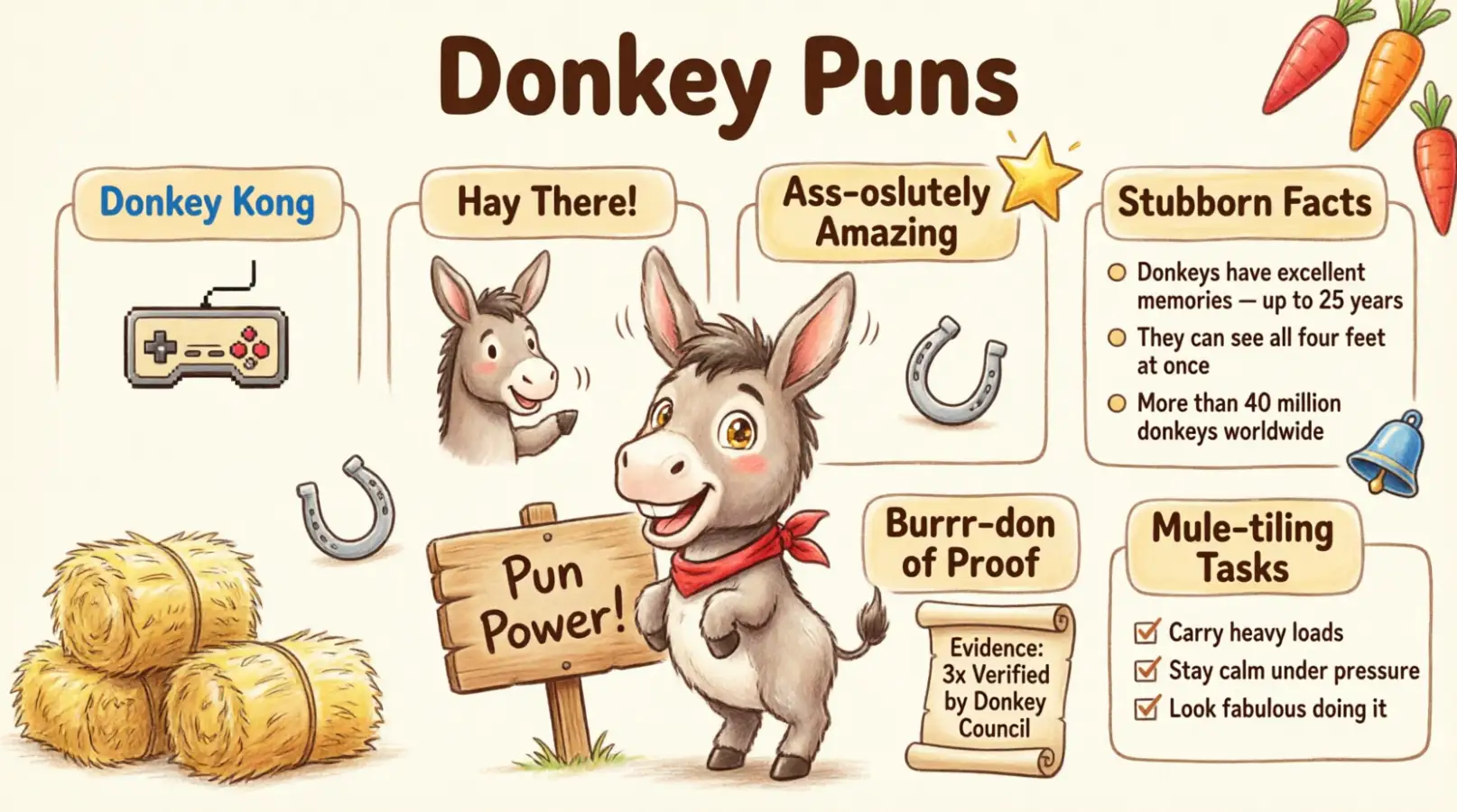 Donkey Puns