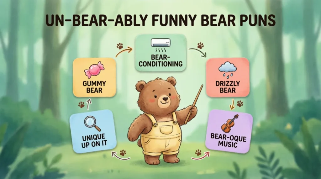 Funny Bear Puns