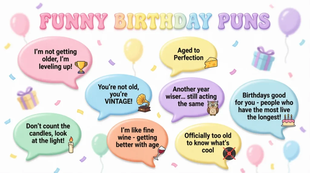 Funny Birthday Puns
