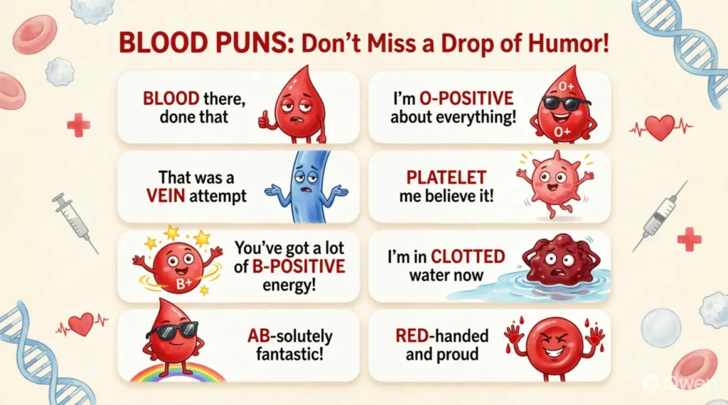 Funny Blood Puns
