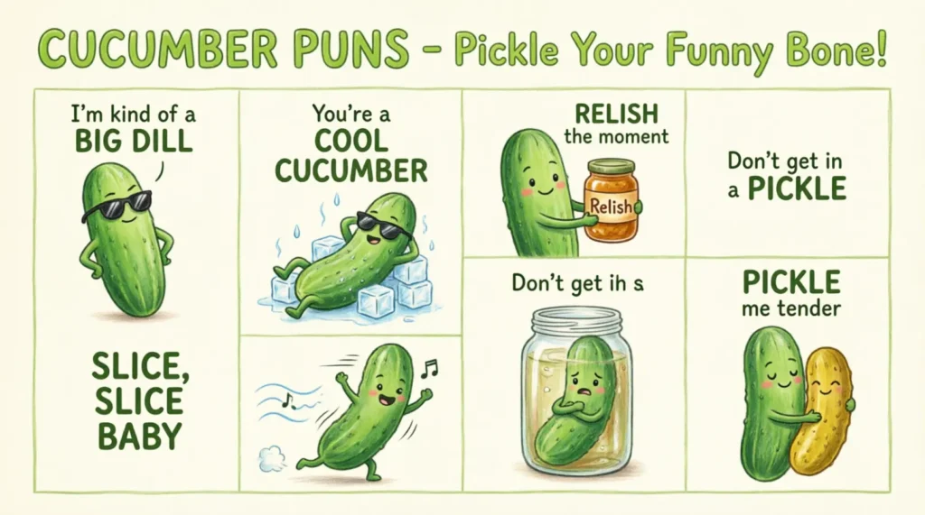 Funny Cucumber Puns