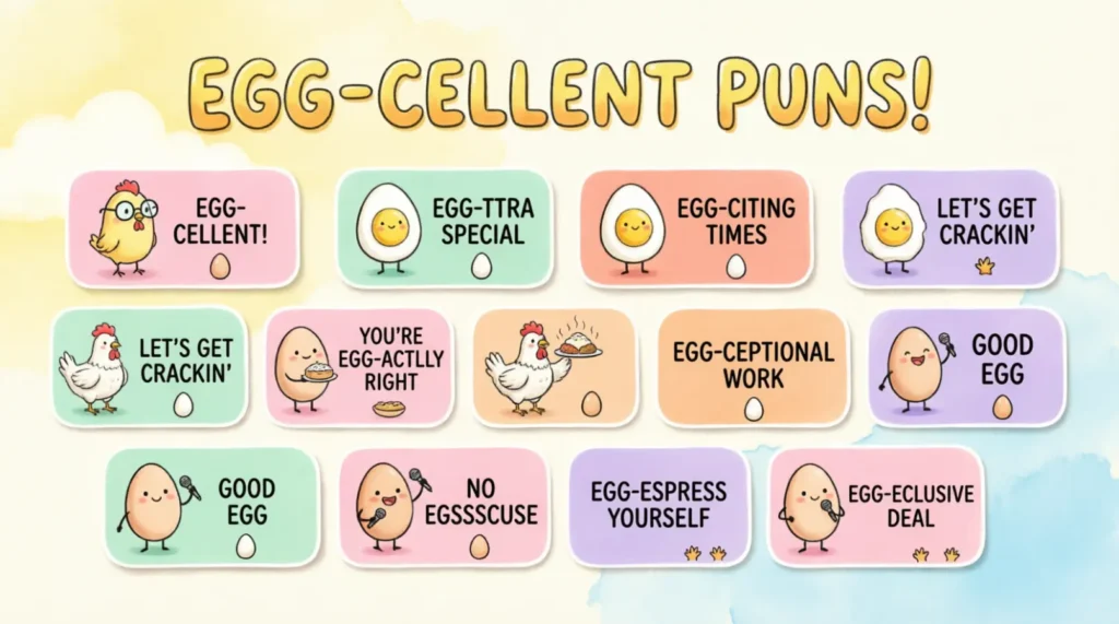 Funny Egg Puns