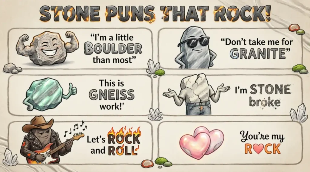 Funny Stone Puns