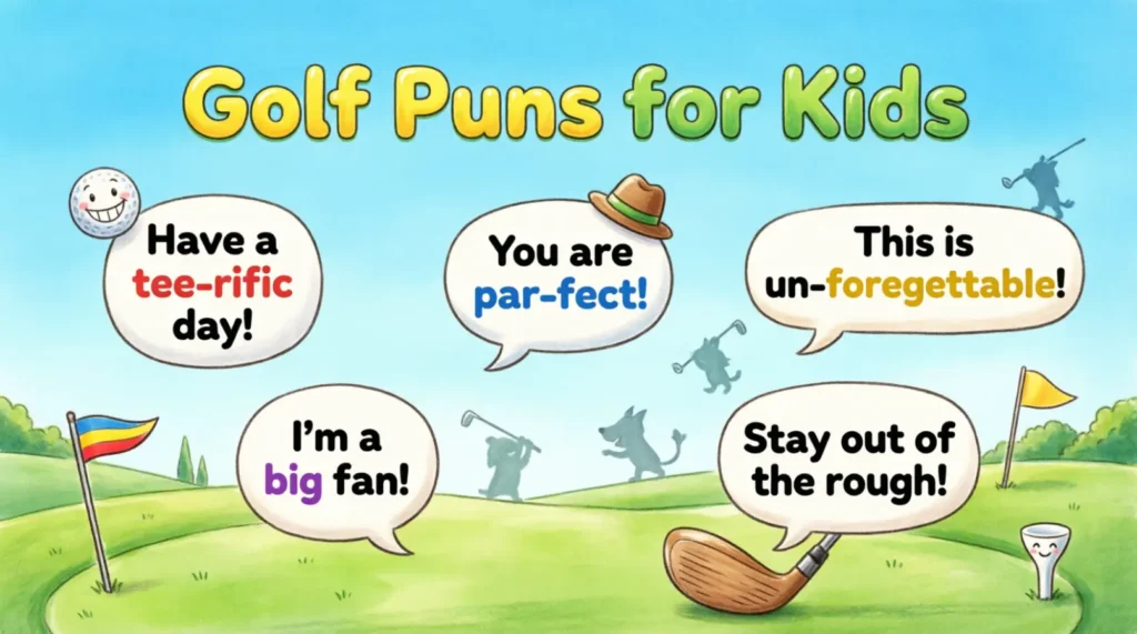 Golf Puns for Kids