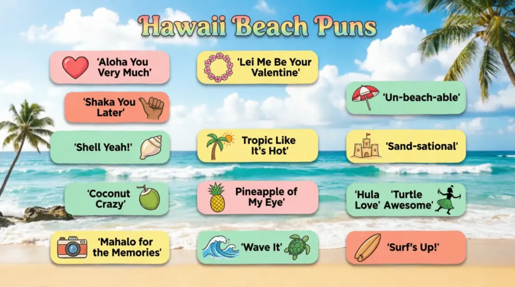 Hawaii Beach Puns