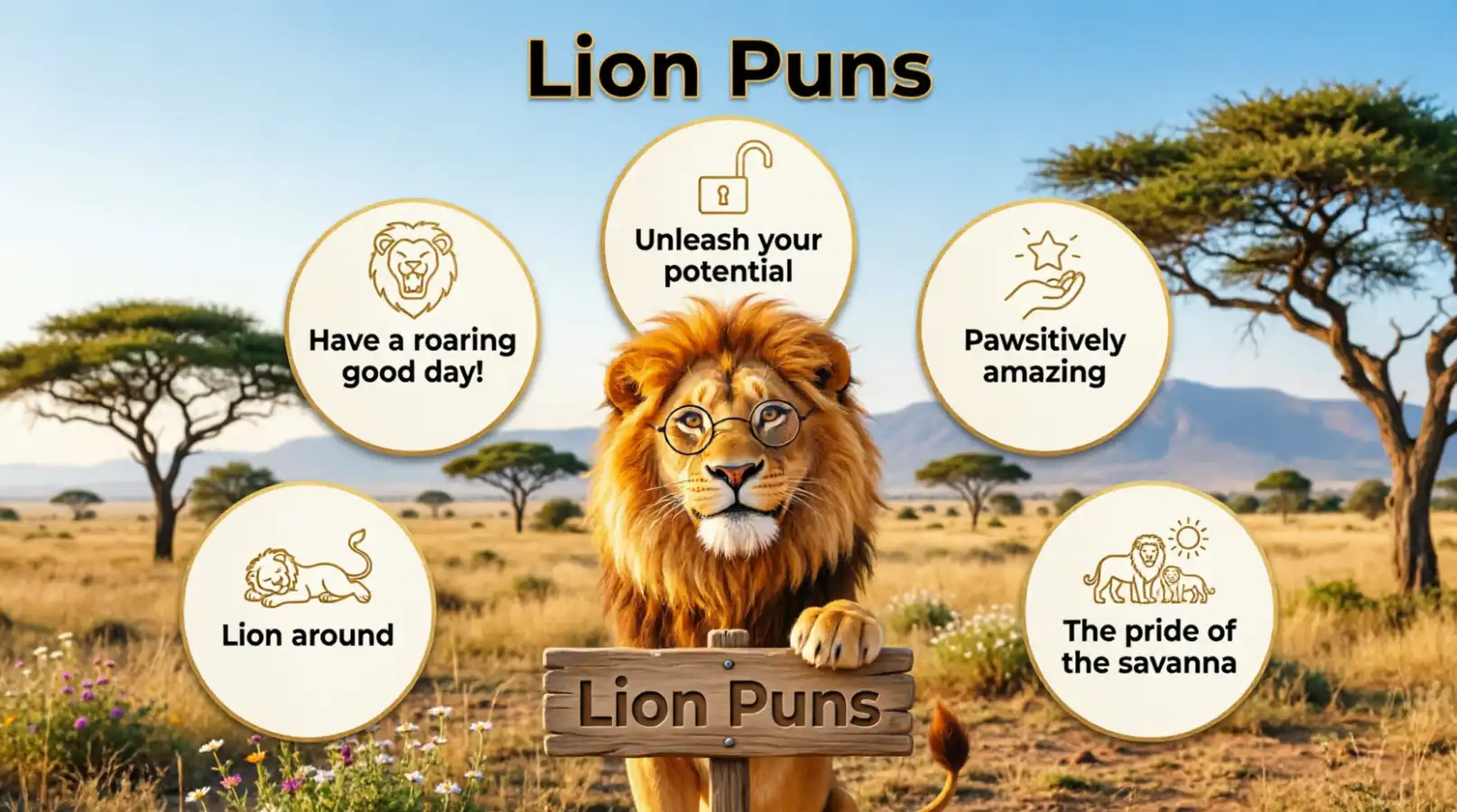 Lion Puns