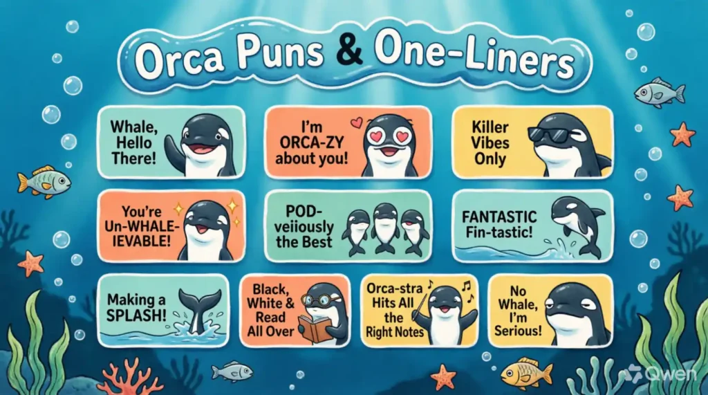 Orca Puns and One-Liners
