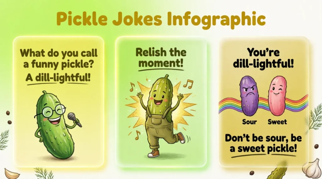 Pickle Jokes and One-Liners