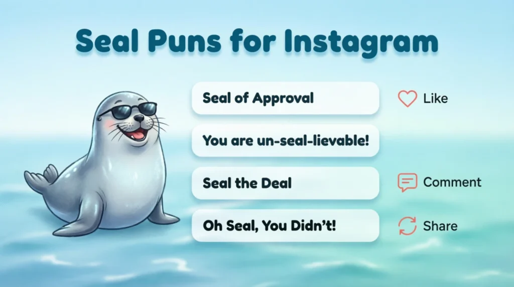 Seal Puns for Instagram