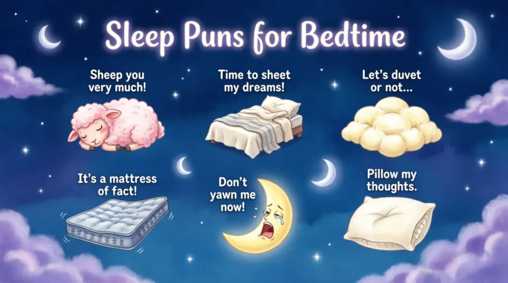 Sleep Puns for Bedtime