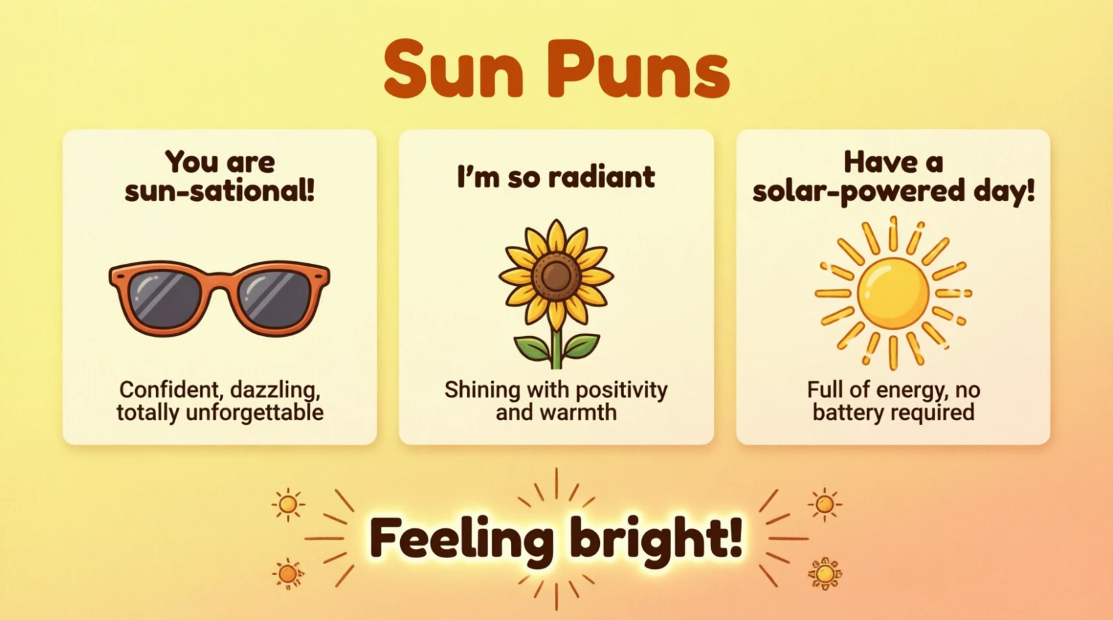 Sun Puns