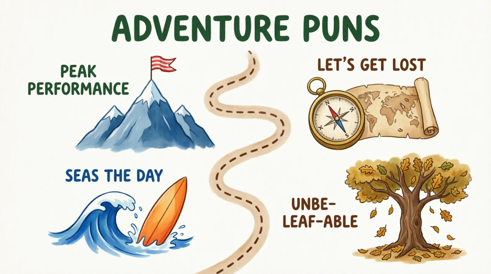 Adventure puns