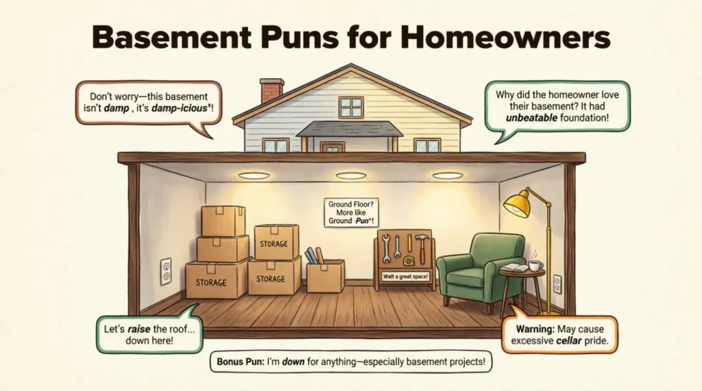 Basement Puns for Homeowners