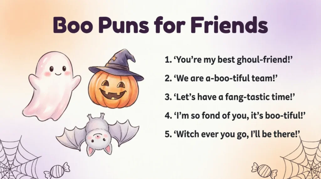 Boo Puns for Friends