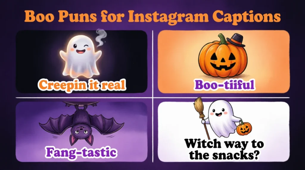 Boo Puns for Instagram Captions