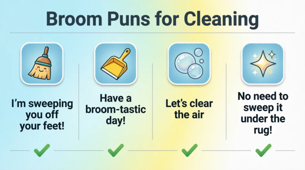 Broom Puns for Cleaning