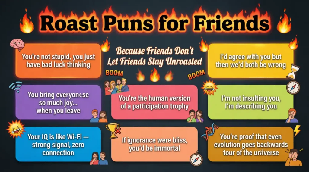 Burn Puns for Friends