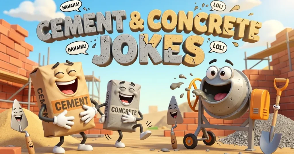 Cement and Concrete Jokes
