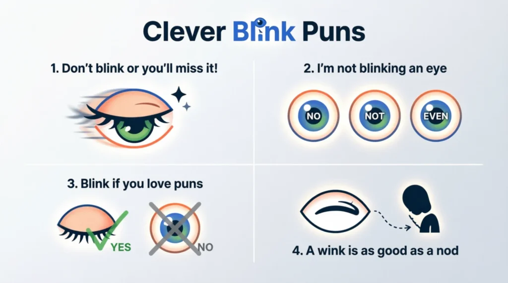 Clever Blink Puns