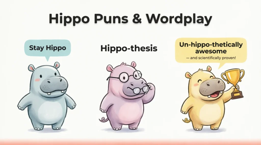 Clever Hippo Puns and Wordplay