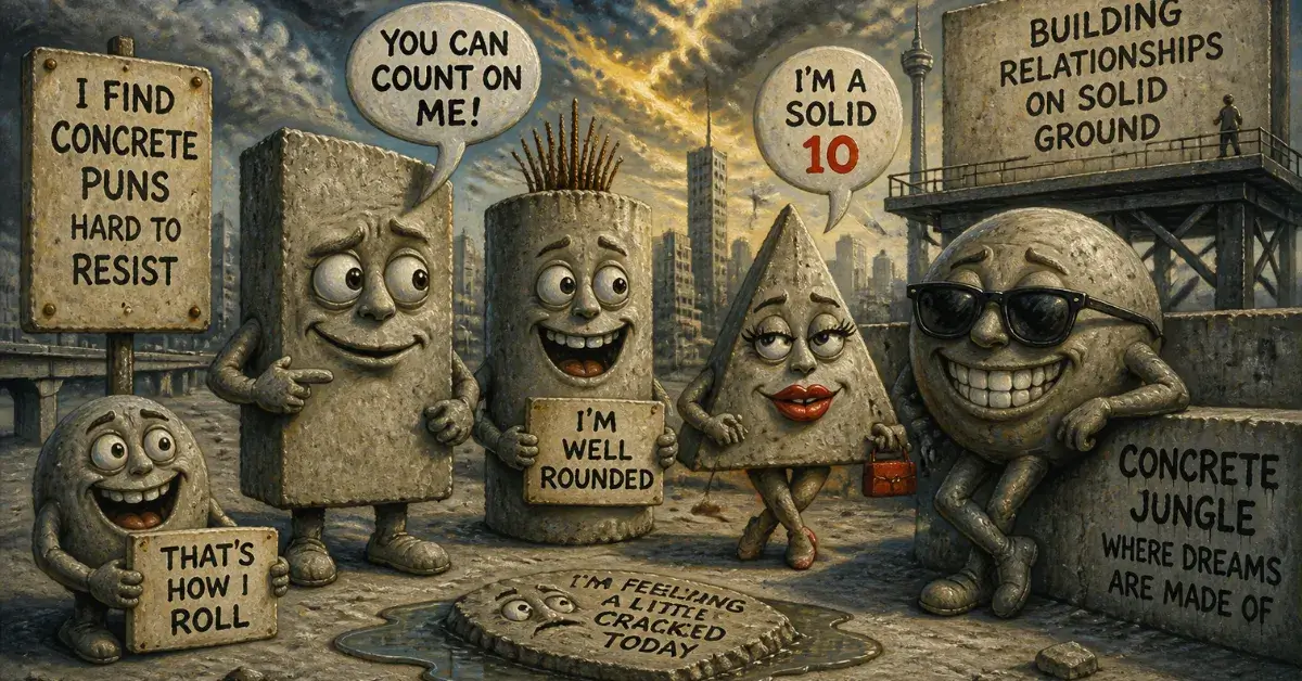 Concrete puns