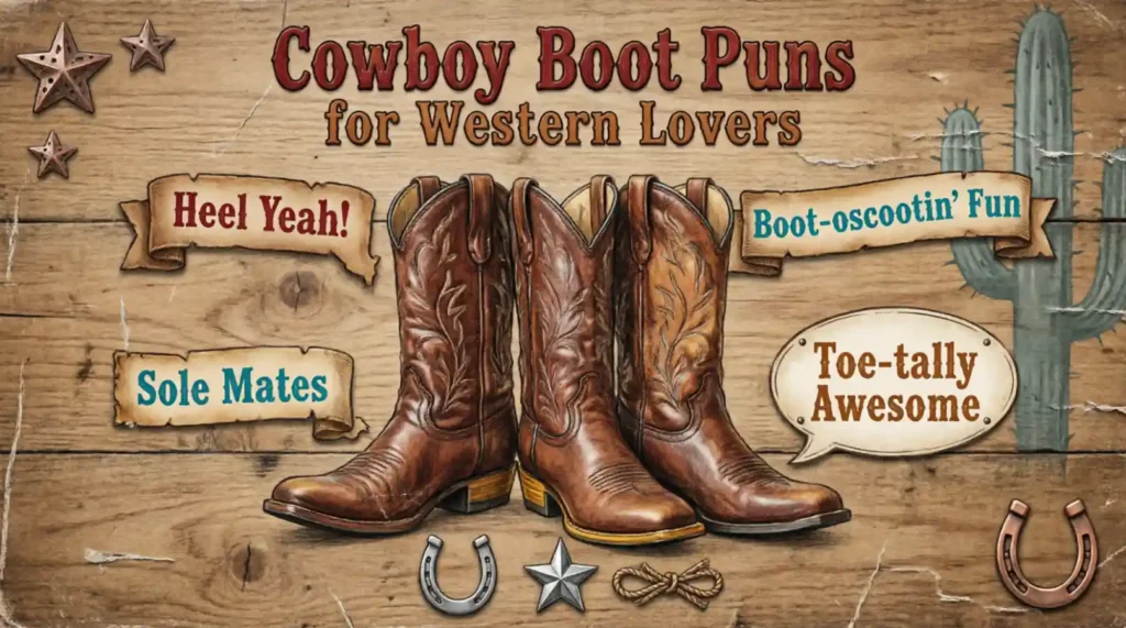 Cowboy Boot Puns for Western Lovers