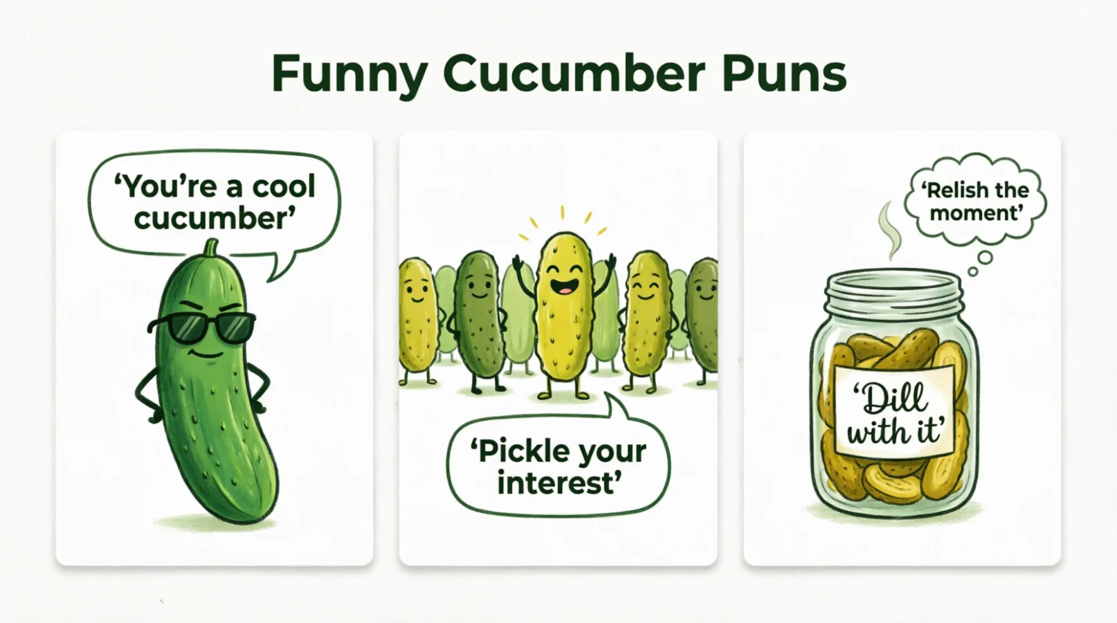 Cucumber puns
