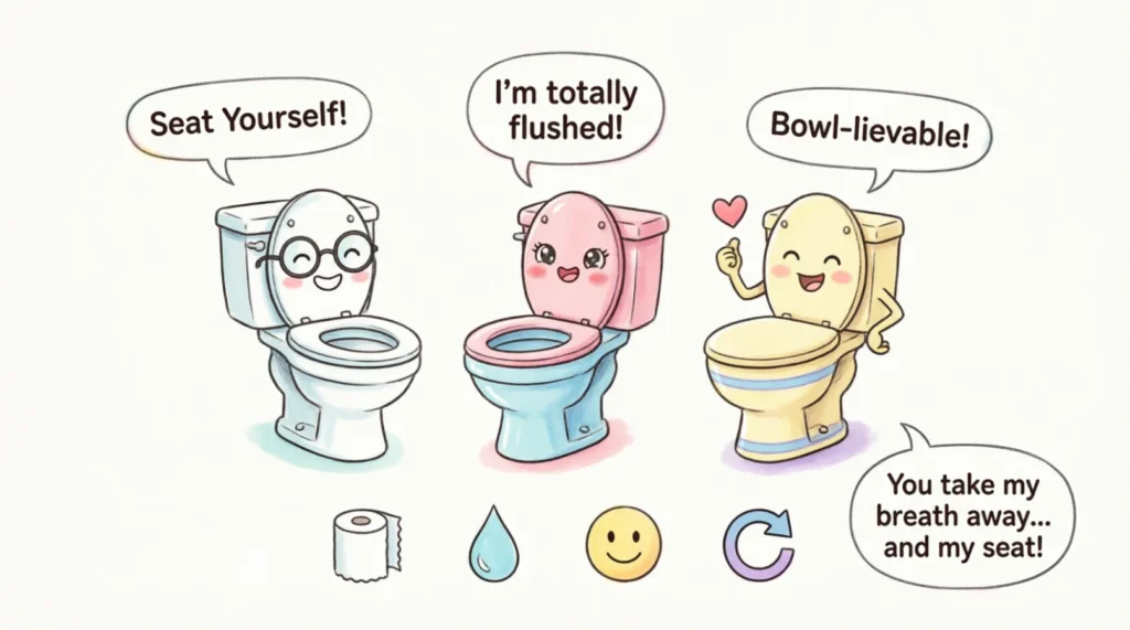 Cute and Silly Toilet Seat Puns
