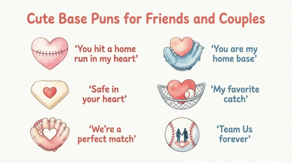 Cute Base Puns for Friends and Couples