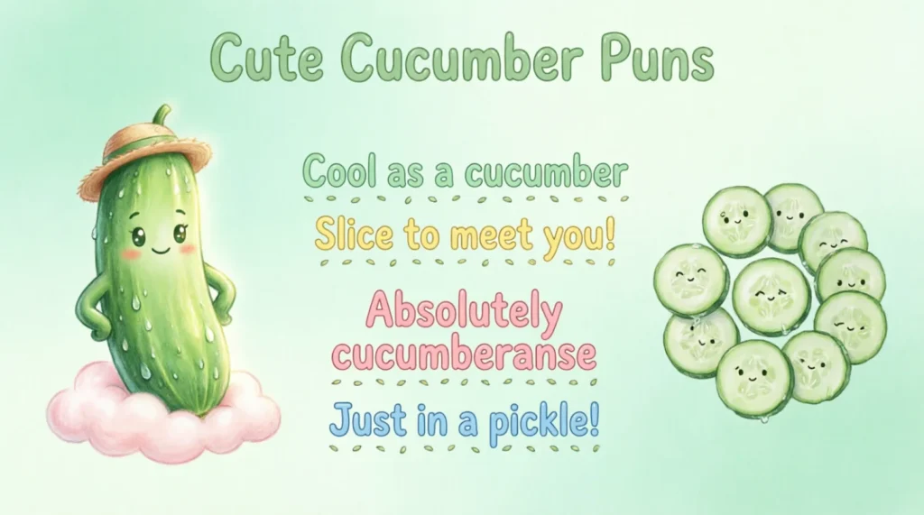 Cute Cucumber Puns