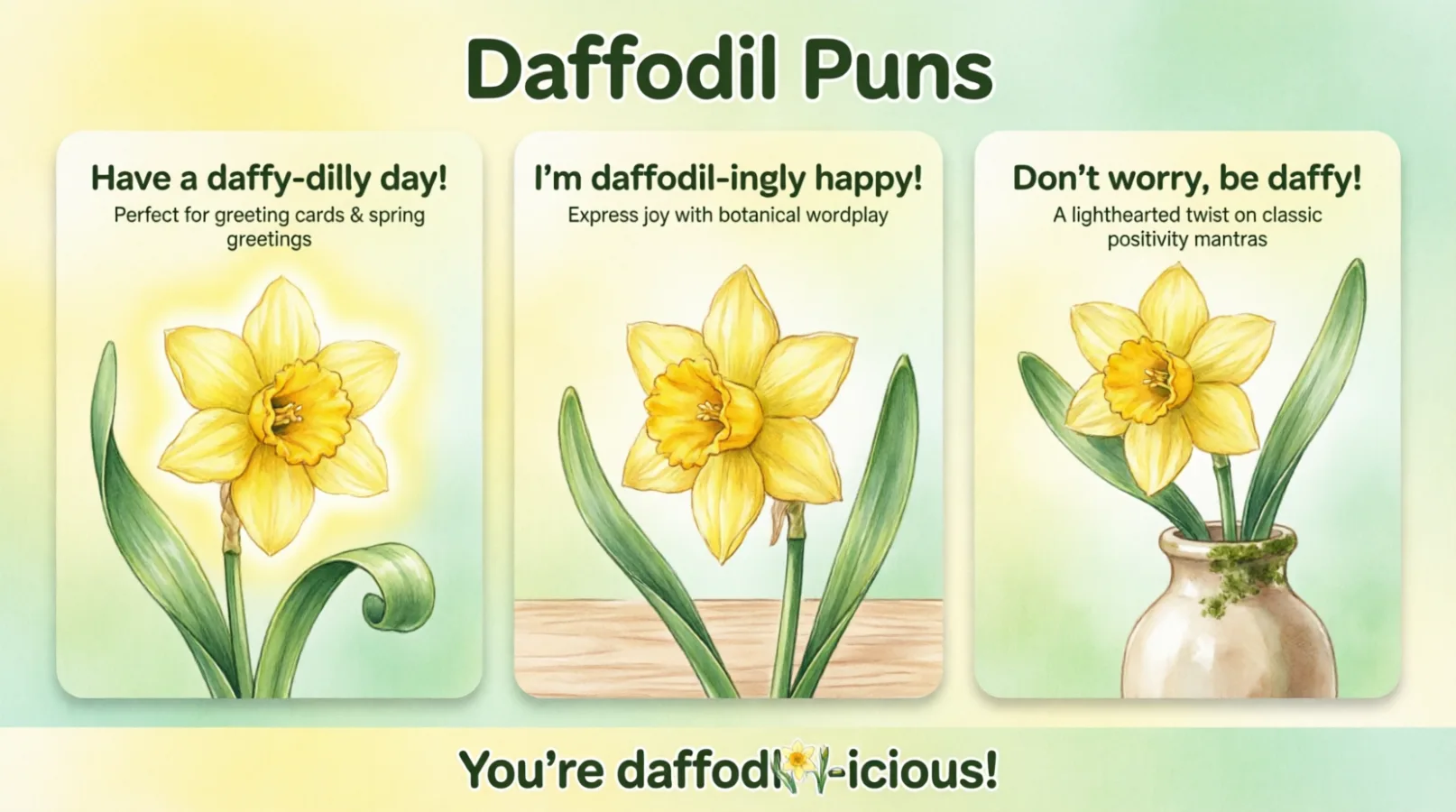 Daffodil puns