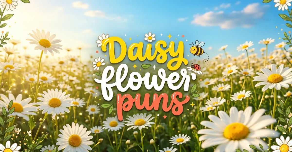 Daisy flower puns
